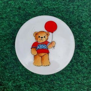 Enesco Lucy and Me Lucy Rigg Porcelain Trinket Box Lid Bear Red Balloon